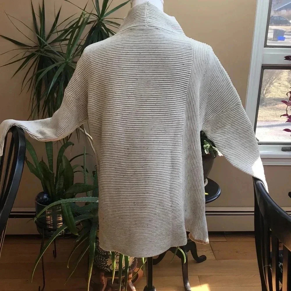 French Connection Ribbed Cowl Sweater. Size Small - Picture 4 of 6